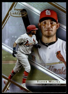 2021 Topps Gold Label Class 1 Yadier Molina St. Louis Cardinals #50 R63 - Image 1 of 2