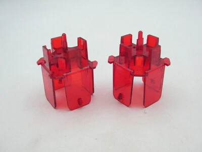 Lionel 610-6666-010 RED LENS for radioactive canisters - TWO PIECES - mod req'd - Image 1 of 4