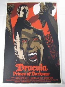 DRACULA PRINZ DER DUNKELHEIT SIEBDRUCK VON FRANCESCO FRANCAVILLA MONDE KÜNSTLER - Bild 1 von 10