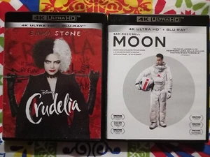 LOTTO 2 FILM 4K+BLU-RAY CRUDELIA+ MOON (NUOVI SIGILLATI) (EDIZIONE ITALIANA) - Imagen 1 de 4