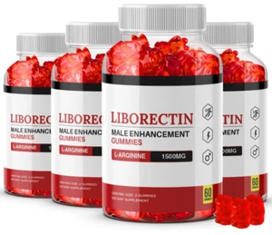 ( 4 BOTTLES) Official* Liborectin Male Enhancement Gummies - Picture 1 of 3