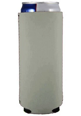 Lata fina dobrável de neoprene em branco Coolie: escolha a cor e a quantidade - Imagem 1 de 4