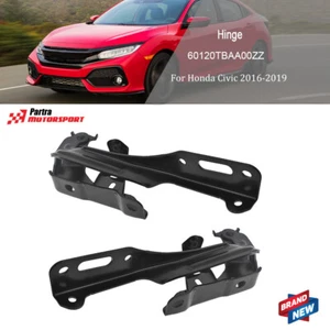 Juego de bisagras capó izquierdo y derecho conductor pasajero para Honda Civic 16-19 HO1236144 HO1236143 - Imagen 1 de 10