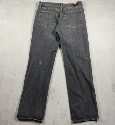Vintage Polo Jeans Co Ralph Lauren Distressed 36x32 Mens Black Denim Y2K #2389 - Image 1 of 4