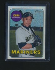 ICHIRO 2018 TOPPS HERITAGE REFRACTOR PARALLEL 375/569
