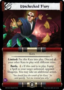 Legend of the Five RIngs L5R CCG AM Aftermath Unchecked Fury - Picture 1 of 1