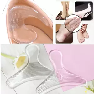 Silicone Shoe High Heel Dance Insole Pad Cushion Gel Grips Foot Protector 1 Pair - Picture 1 of 12