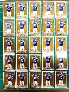 (25) Eli Manning 2005 Topps 50 years 2nd year football card lot NY Giants - Picture 1 of 2