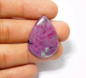 Gorgeous Natural Green Ruby Zoisite Cabochon Loose Gemstone 35 Cts. ME-7942 - Picture 1 of 5