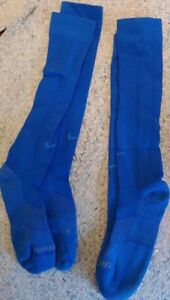 Men's Nike Dri-FIT Soccer Socks. 2 Pr. New. Blue. Size Medium. B41