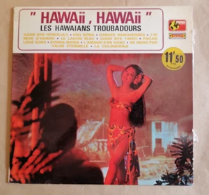 Die Hawaians Troubadours Hawaii LP 33T Frankreich 1960 Sexy Cover Three Lions - Bild 1 von 2