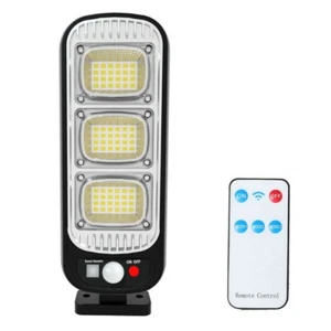 FARO LAMPIONE STRADALE PANNELLO SOLARE FOTOVOLTAICO SENSORE 72 LED SMD GL - Foto 1 di 1