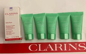 CLARINS SOS Pure Rebalancing Clay Mask 5ml x 5 = 25ml - Picture 1 of 6