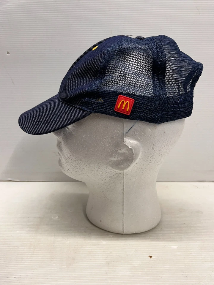McDonalds Employee Blue Denim Baseball Hat Uniform Snapback Apparel Collection - Image 1 of 4
