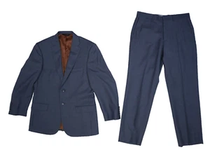 Joseph A Bank Gray Pinstripe Slim Fit Wool 2 Button Jacket 38S 2 Piece Mens Suit - Picture 1 of 13