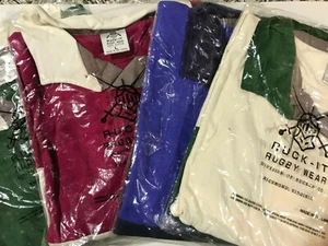 Nuevas con etiquetas camisas de rugby Ruck-It 100 % algodón con etiquetas ~ Precio de venta sugerido por el fabricante $60 ~ ¡Múltiples colores!¡! - Imagen 1 de 13