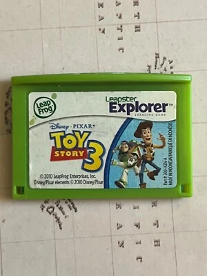 Leapfrog Leapster Explorer TOY STORY 3 Game Leap Pad 2,3,GS, XDi Ultra #1112 - Image 1 of 3