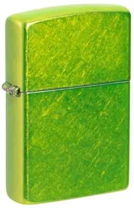 Zippo 24513, Classic Lurid Green Finish Lighter, Full Size - Picture 1 of 3