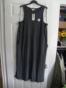 ladies BNWT marks and spencers lounge dress size 24 grey - Picture 1 of 2