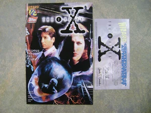 1996 TOPPS COMICS WIZARD 1/2 THE X FILES WITH CERTIFICATE OF AUTHENTICITY - Picture 1 of 4