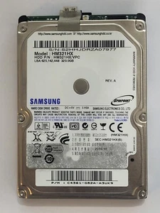 HM321HX, PN: HM321HX/VPC, OCT 2010, Samsung 320Gb 2.5" USB HDD - Imagen 1 de 2