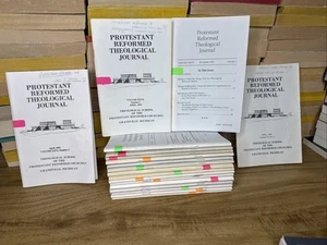Lot Of 18 Protestant Reformed Theological Journals Vintage Paperback Michigan - Picture 1 of 8