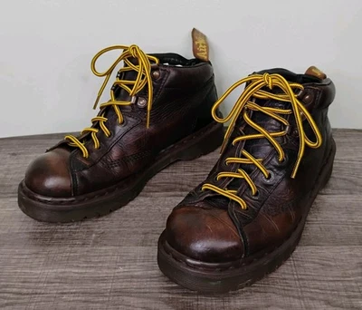 Botines de cuero Airwair vintage Dr Martens 8287 AW612 hechos en Inglaterra para hombre 8 Foto 1 de 4