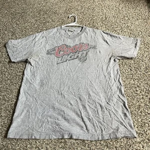 Vintage 2007 Coors leichtes Shirt meliert grau Erwachsene Größe Large - Bild 1 von 10