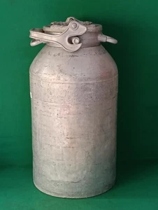 BIDONE CONTENITORE FUSTO PER LATTE GUINZIO ROSSI ALLUMINIO 50 LT VINTAGE. CZ50 - Foto 1 di 15