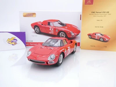 CMC M-268 # Ferrari 250 LM #31 Gewinner Monza 1964 " Nino Vacarella " 1:18  NEU - Bild 1 von 4
