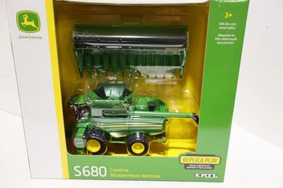 John Deere S680 Diecast Combine, 1:64 Scale Multi-colored Model #45380 - Image 1 of 3