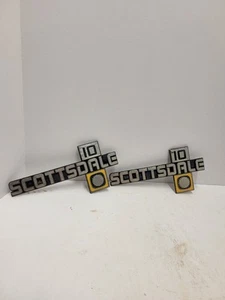 1981-1987 Square Body Chevy Truck Scottsdale 10 Fender Emblem 14026445-10 Badge - Picture 1 of 16
