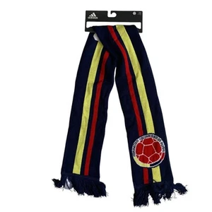 Adidas Colombia National Soccer Team FCF Scarf Blue Red Yellow Brand New - Picture 1 of 10