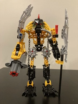 LEGO BIONICLE: Toa Hewkii (8912) Completo con Instrucciones Algunas Articulaciones agrietadas Foto 1 de 3