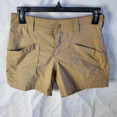 Shorts tático feminino 5.11 0 marrom shauna utilitário externo 63317 - Imagem 1 de 4