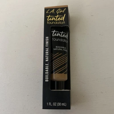 L.A. Girl Tinted Foundation, Buildable, Natural Finish, GLM761 Tan - Image 1 of 3