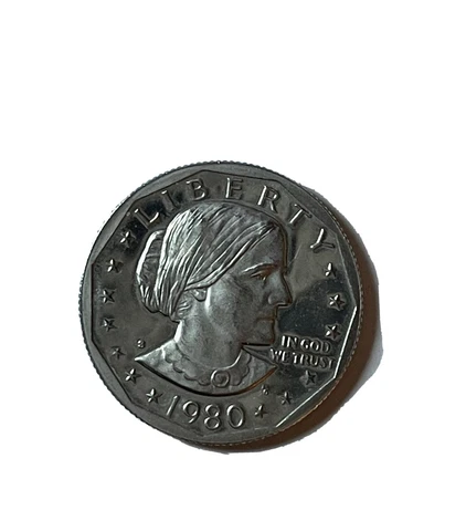 1980 S One Dollar SUSAN B ANTHONY Rare Find. Excellent. Great Coin Cover