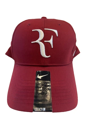 ¡NUEVO! Gorra de tenis Nike para hombre RF Roger Federer Legacy91-burdeos/blanco 371202-678 Foto 1 de 4