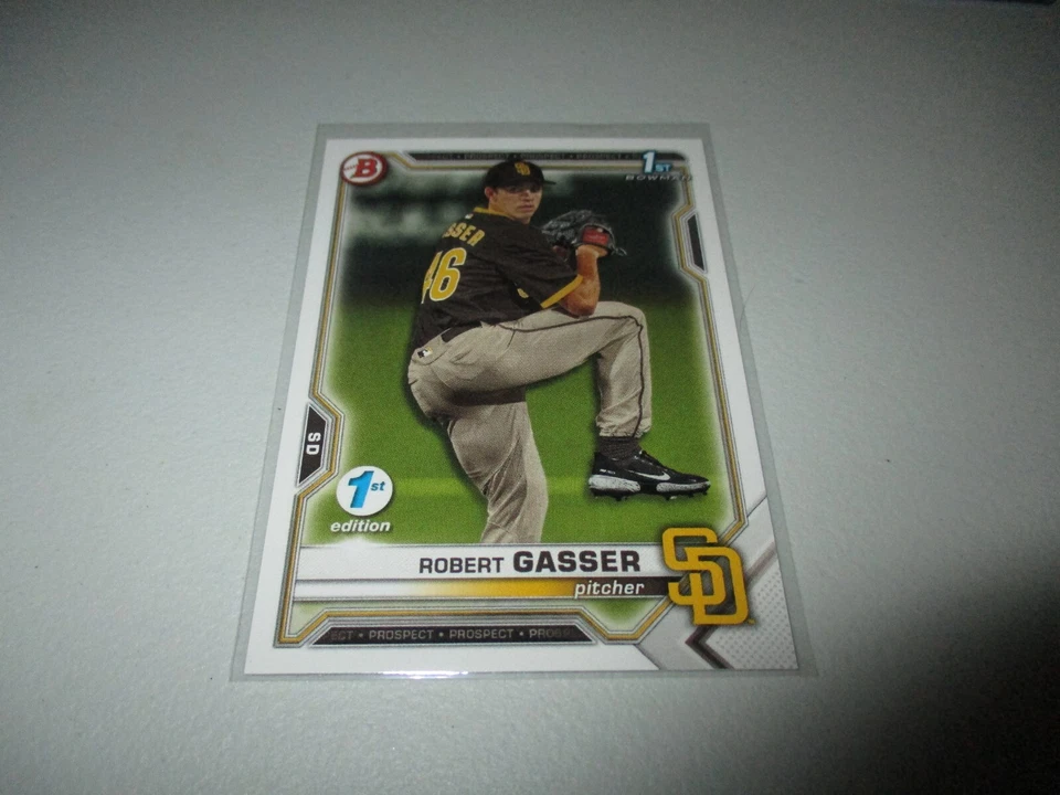Robert Gasser 2021 1st Bowman Draft 1st Edition #BD-135 - Image 1 of 1