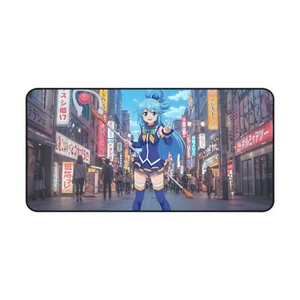 Aqua Anime Schreibtischunterlage Mousepad 31" x 15,5" - Bild 1 von 5