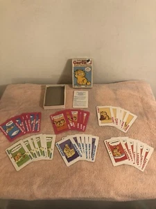 Vintage 1982 Parker Brothers Garfield Kids Card Game Complete - Picture 1 of 11