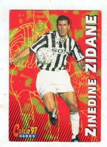 ZIDANE ZINEDINE CARD PANINI JUVENTUS CALCIO 1997 - Picture 1 of 2