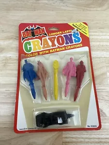 Figura Batman Color Crayones Casa Artesanal DC Comics Sellada De Colección 1990 - Imagen 1 de 3