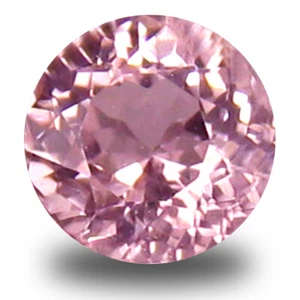 0.26 ct Elegant Round Cut (4 x 4 mm) Pink Color Morganite Gemstone - Picture 1 of 1