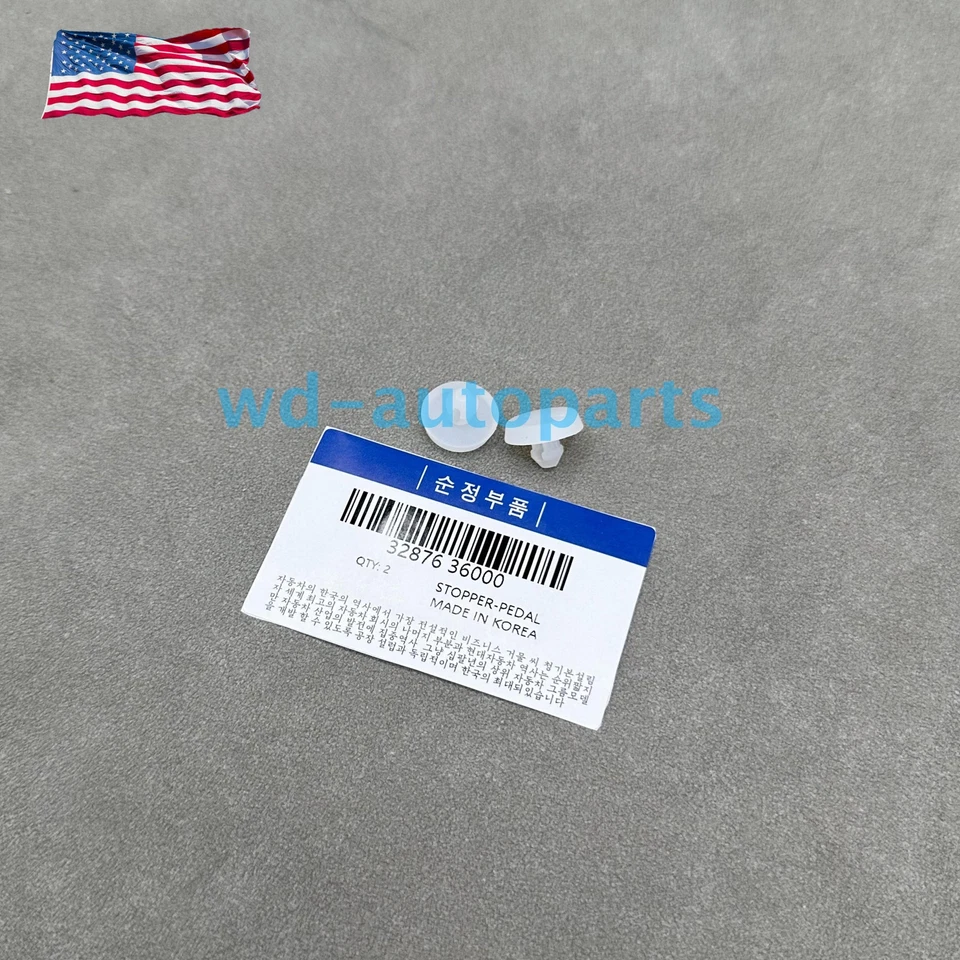 NEW2X Brake Pedal Stopper 3287636000 For 01-15 Kia Optima Sorento Sportage Soul Foto 1 de 4