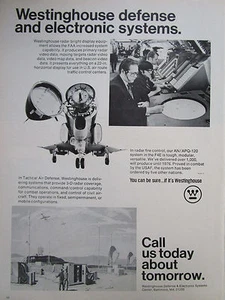 4/1972 PUB WESTINGHOUSE DEFENSE ELECTRONIC SYSTEMS 3-D RADAR F-4E ORIGINAL AD - Picture 1 of 1
