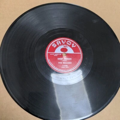 The Roamers DOO-WOP 78   DEEP FREEZE / I'll never get over you   on VG+ Savoy - Image 1 of 2