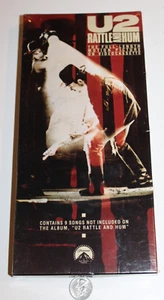 RARE Sealed New U2 Rattle and Hum Videocassette VHS in ORIGINAL LONGBOX NEW NOS - Picture 1 of 9