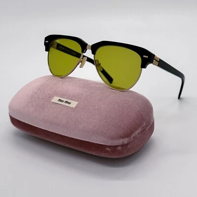 NUEVO MIU MIU SMU 09Z 1AB07O NEGRO VERDE MUJER GAFAS DE SOL MU09ZS 1AB07O MIU MIU Foto 1 de 4