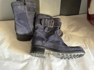 FREE LANCE  Bottines bleu marine en daim  pointure 37 - Photo 1/4